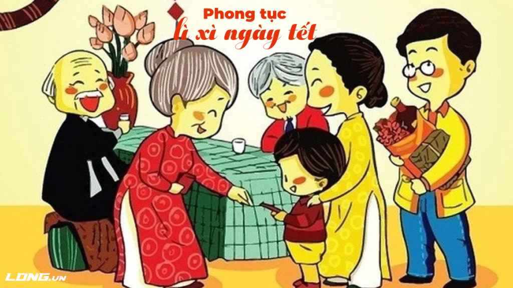 phong tục lì xi tết