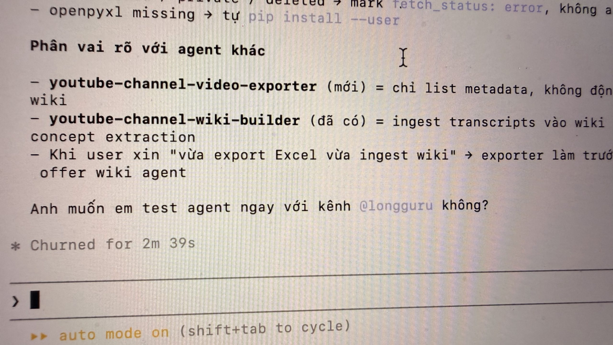 AI Hỏi trước khi làm