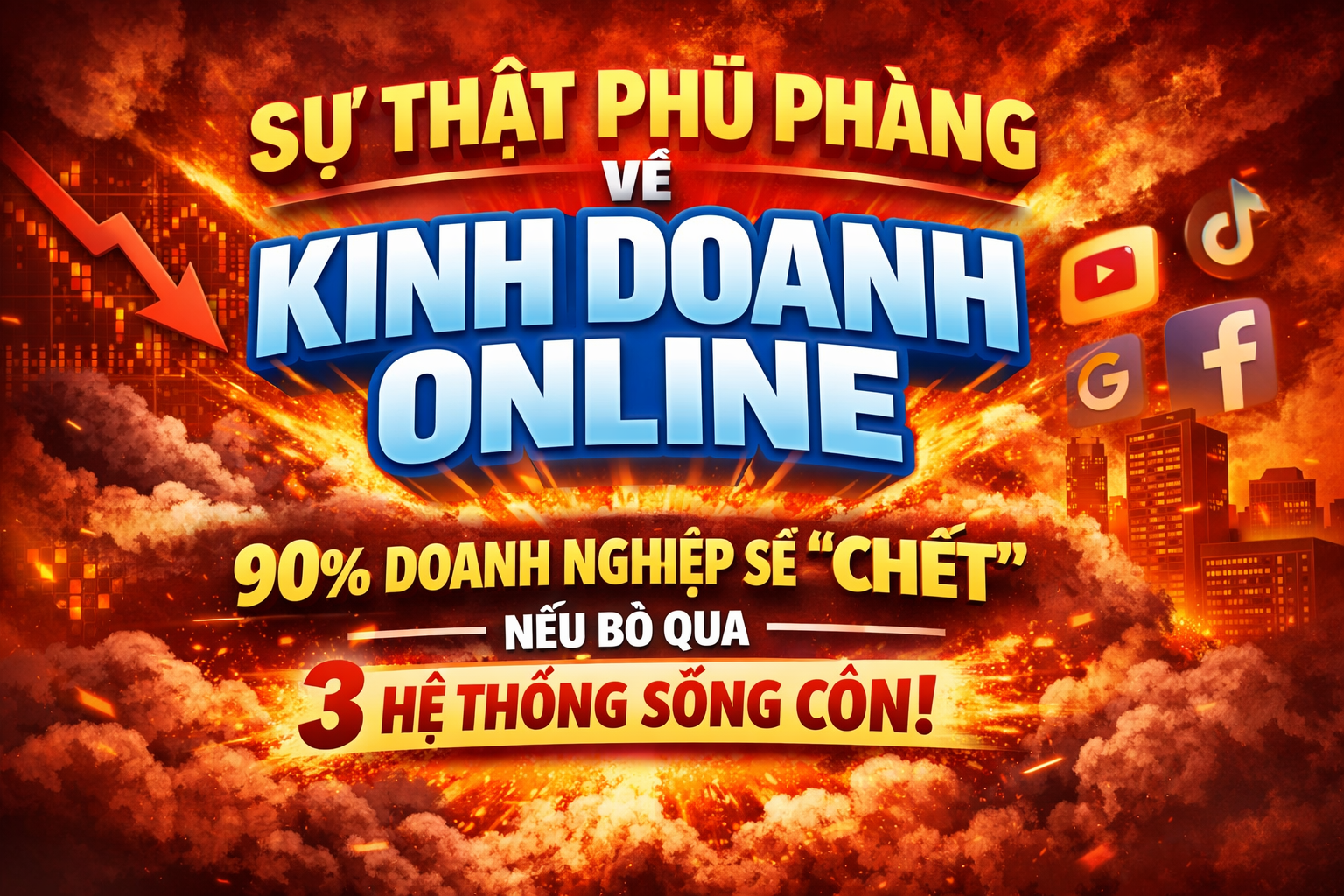 90% Doanh nghiệp sẽ “Chết” nếu bỏ qua 3 điều nay – Sự thật về kinh doanh online