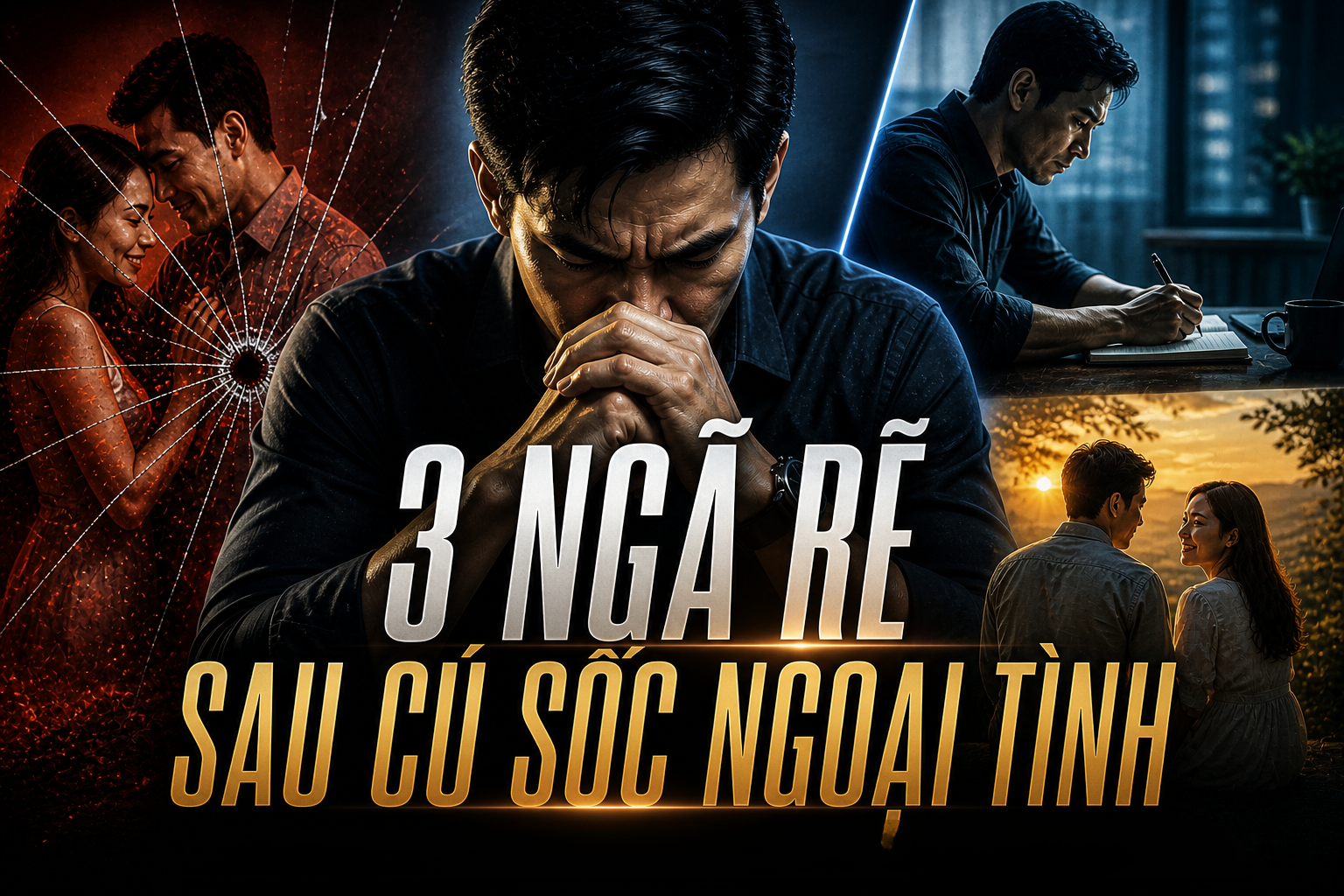 Đàn ông sau khi vợ ngoại tình: 3 doanh nhân tôi quen, 3 vận mệnh hoàn toàn khác